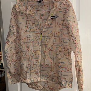 Patagonia Houdini Jacket Ulta Light Size M In Lose Yourself outline-pumice.
